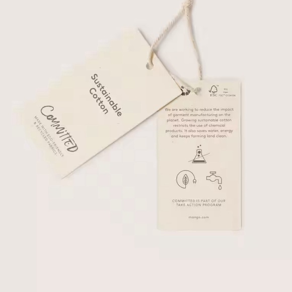 NWT Mango Belt high-waist trousers Sz. EUR 38 US 6 - Picture 10 of 10